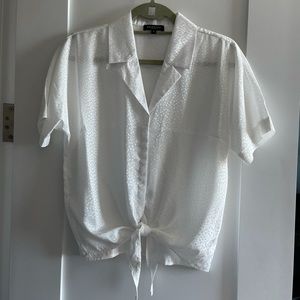 Selected Femme - off white cream button up blouse